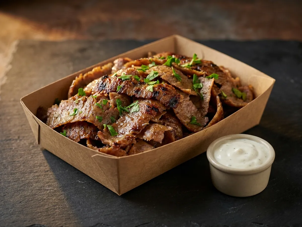 Barquette de Kebab