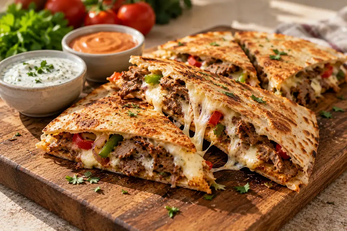 Quesadilla au kebab : la recette rapide en 8 étapes